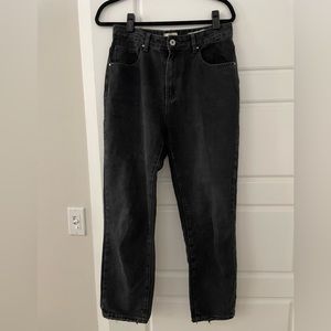 Cotton On Straight Leg Black Jean